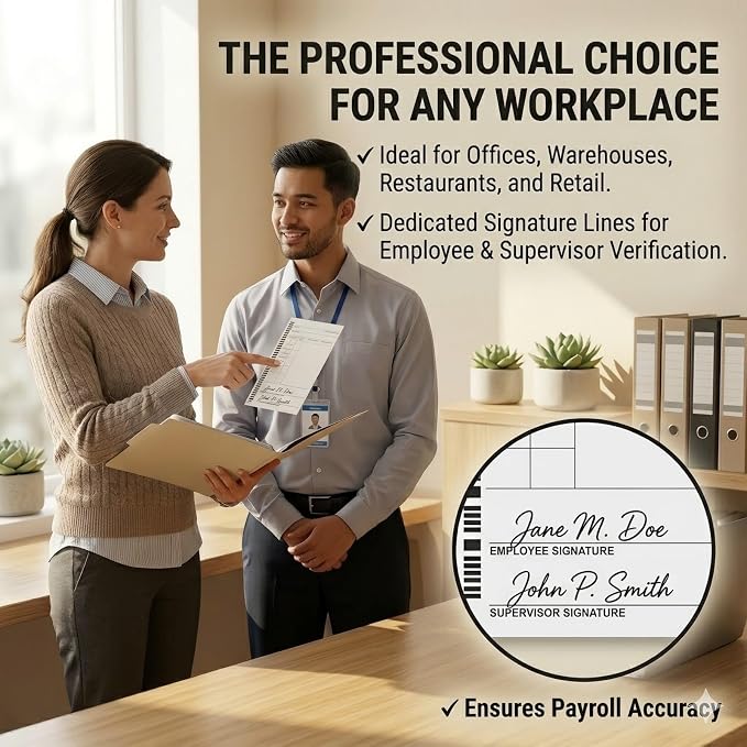 44100-10 Employee Time Cards, – Compatible - Image 6