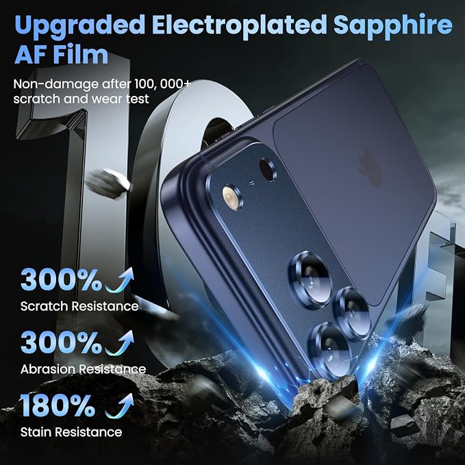 Uyiton Compatible with iPhone 17 Pro Camera Lens Protector - Image 7