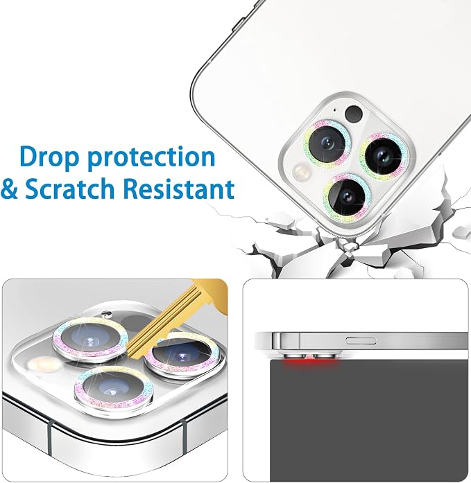 Dengduoduo 3 Pack Tempered Glass Camera Lens Protector - Image 5