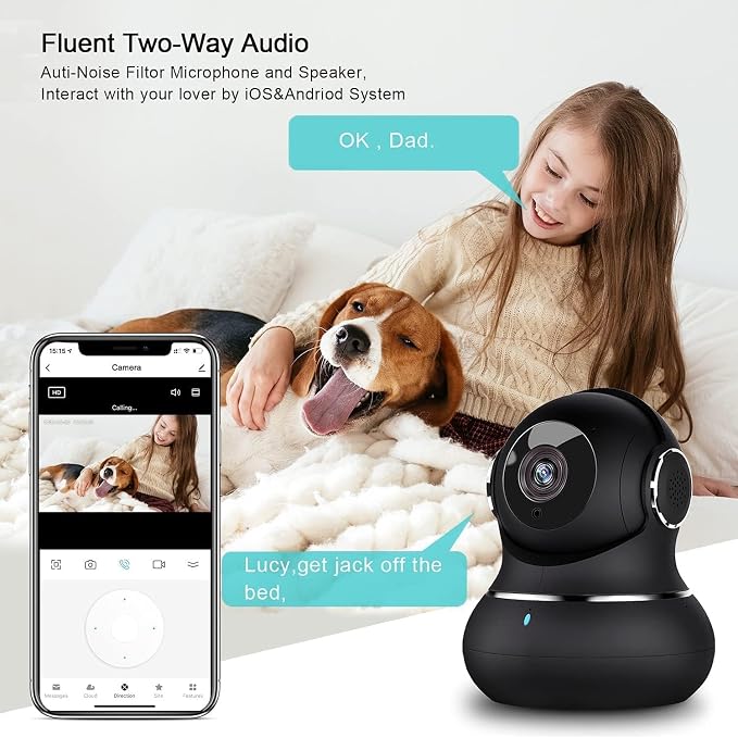 litokam 2K Indoor Security Camera, 360° Cameras - Image 5