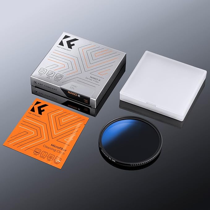 K&F CONCEPT 49mm Circular Polarizer Filter Ultra-Slim 18 Multi-Coated Optical - Image 8