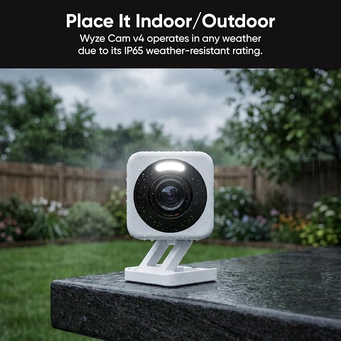 WYZE Cam v4, 2.5K AI Security Camera, Indoor/Outdoor Cameras - Image 5