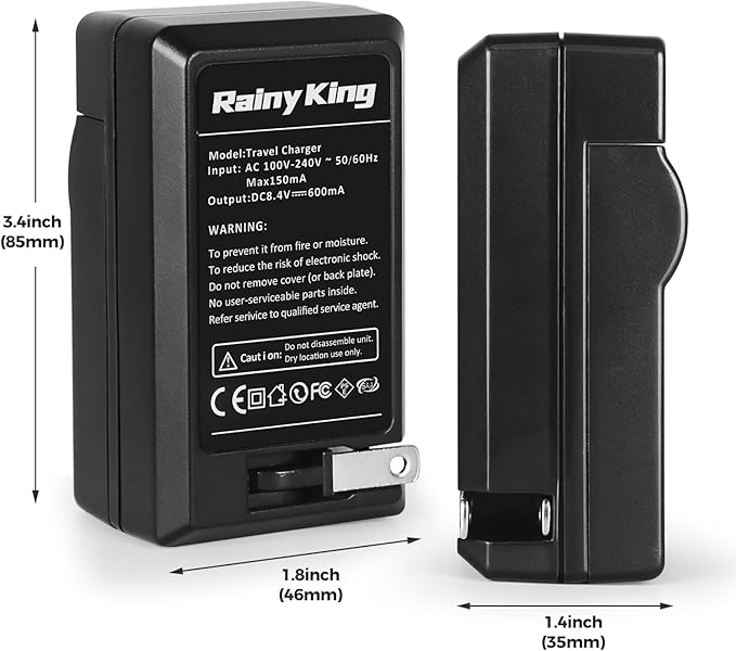 LP-E8 Battery Charger for Canon LC-E8, Canon EOS Rebel T2i, Kiss X4, X7i - Image 5