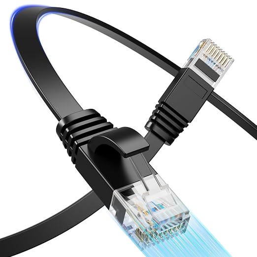 Cat 6 Flat Ethernet Cable 150 FT, UTP 10Gbps High-Speed Cat6 Ethernet Cable by Unknown