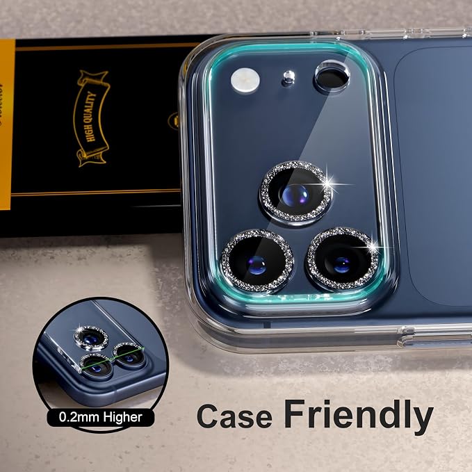 for 6 Pack iPhone 17 Pro Camera Lens Protector 9H Tempered Glass Camera Screen - Image 6