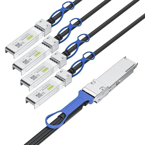 10Gtek 100G QSFP28 to 4X 25G SFP28 Breakout DAC Passive Direct Attach Copper - Image 2