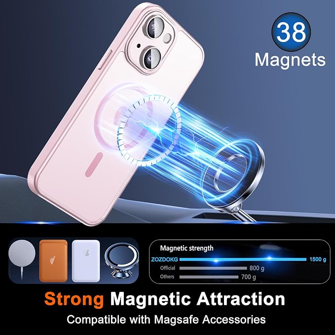for iPhone 15 Plus Case with Privacy Screen Protector and Camera Protection - Image 3