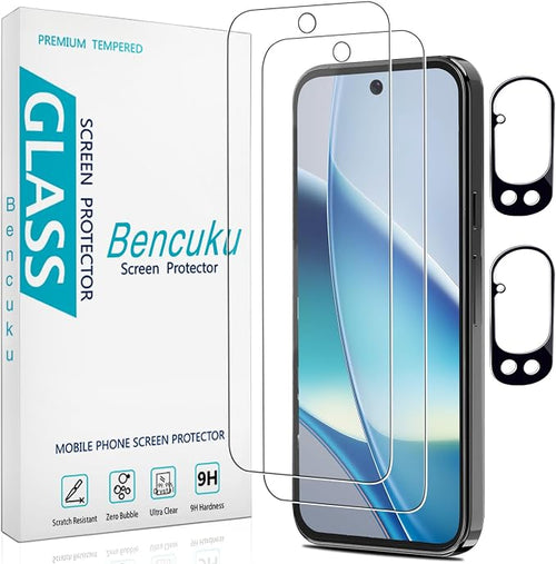 2 Pack Tempered Glass Screen Protector by Bencuku