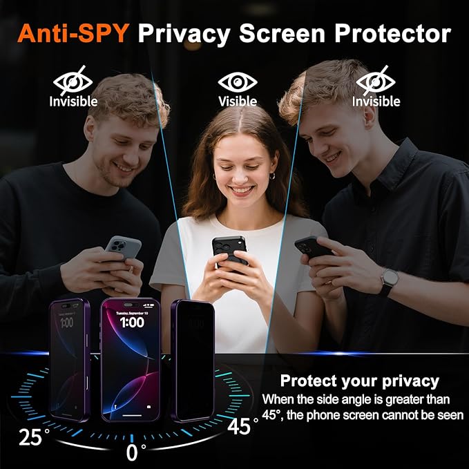for iPhone 17 Pro Case with Privacy Screen Protector and Camera Protection - Image 7
