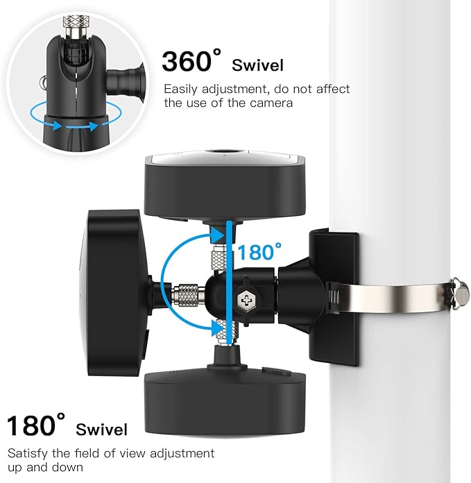 HOLACA 2 Pack Blink Camera Pole Mount Blink Outdoor Mount Compatible - Image 3