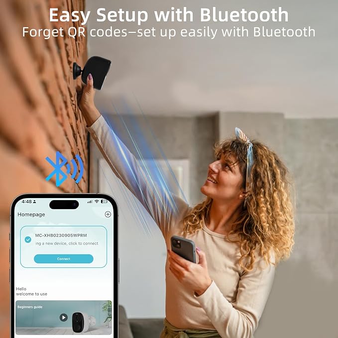 Rraycom 2Pack 5G/2.4G WiFi Security Cameras Wireless Outdoor, 2K Battery - Image 3