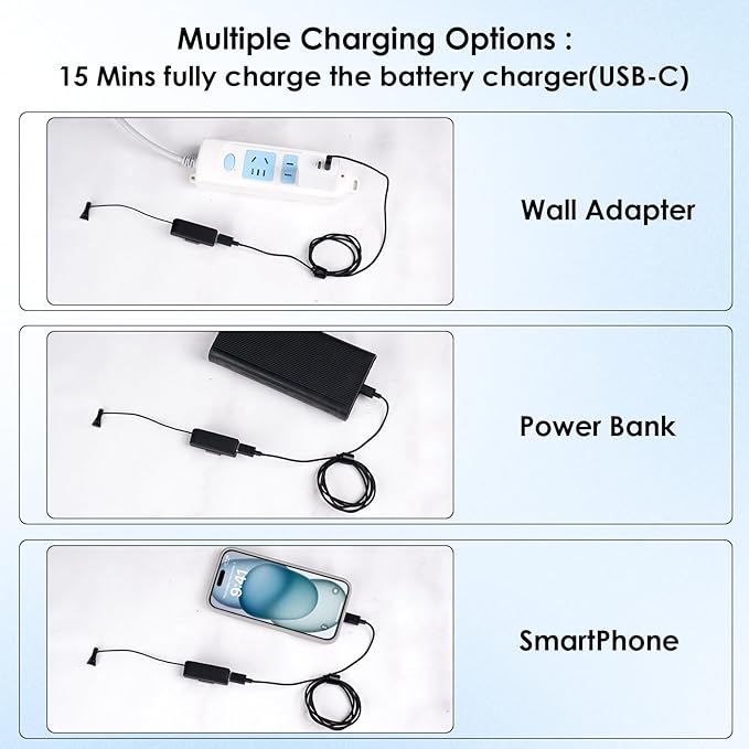 Battery Pack Charger for RayBan Meta Display, Portable Charger for Meta Glasses - Image 5
