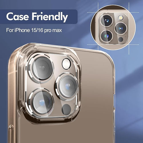 3PCS Rear Back Camera Lens Protector Tempered Glass - Image 2