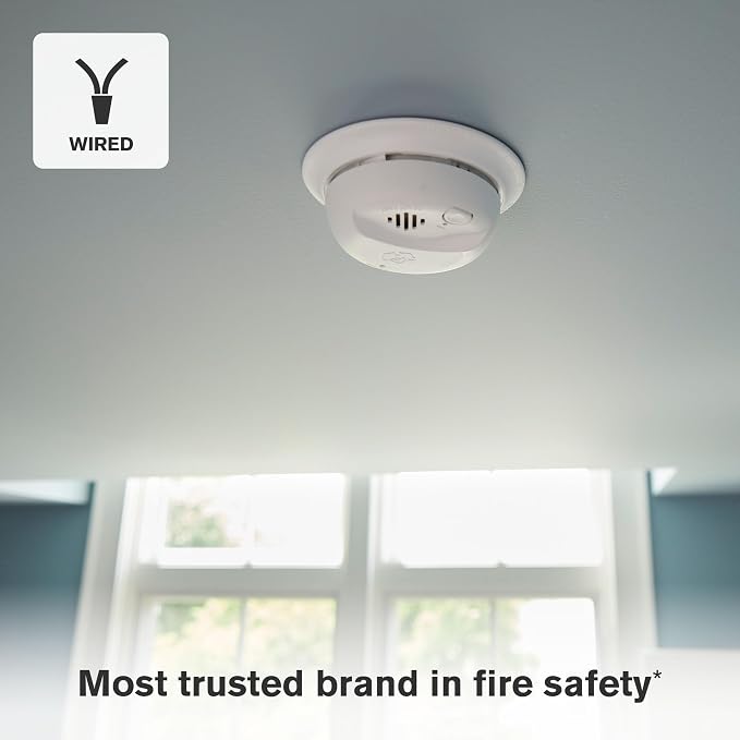 First Alert BRK Smoke Alarm, Interconnect Hardwire Detector - Image 4