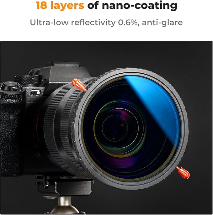 K&F Concept 52mm Variable ND2-32 & Circular Polarizing Lens Filter 2 in 1 - Image 6