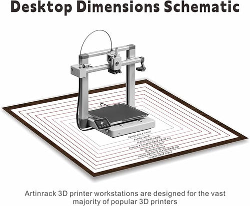 3D Printer Stand with Double Layer 3D Printer Filament Storage Rack, TR22 Heavy - Image 2