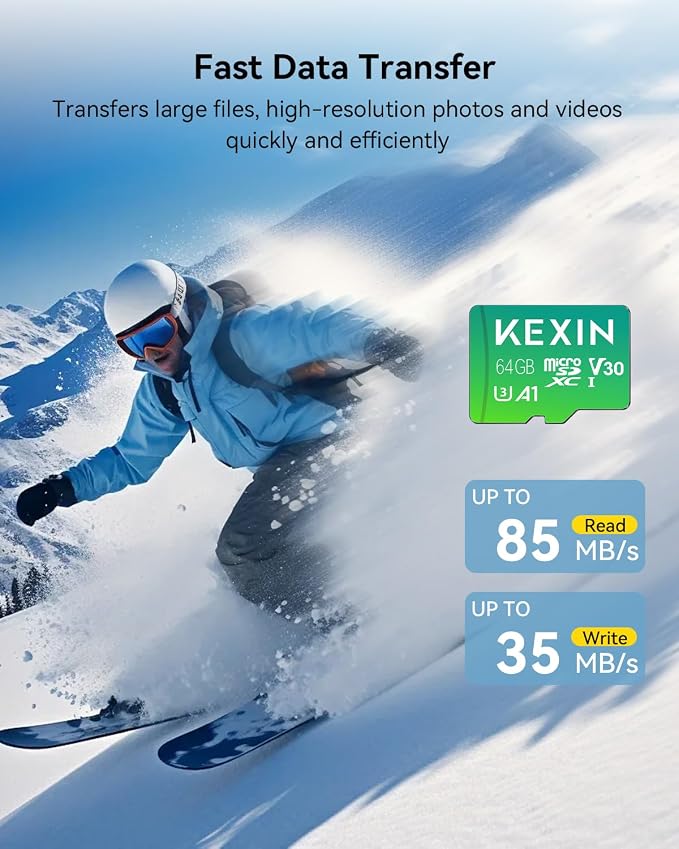 KEXIN 64GB Micro SD Card 3 Pack - Image 3