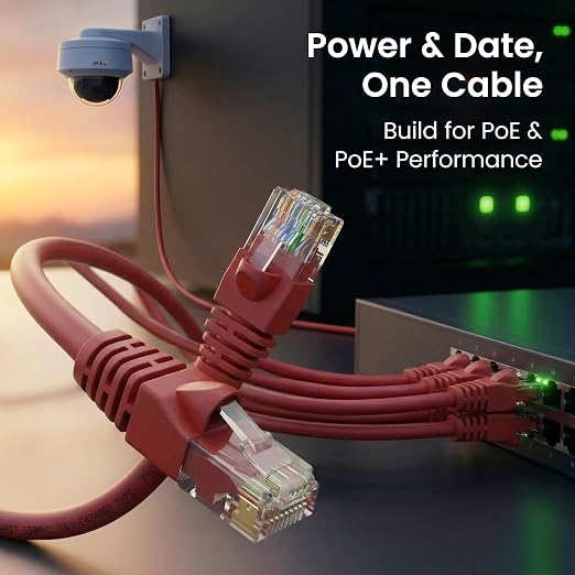 GEARit Cat 6 Patch Cables 5 ft Red Cat6 Patch Cables 5ft Red/Ethernet Patch - Image 7