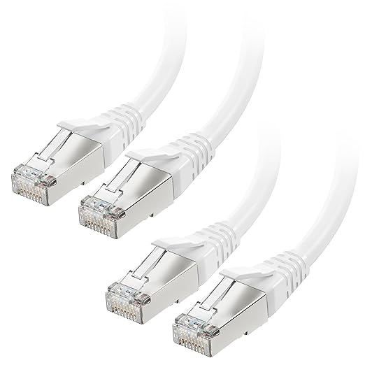 Cable Matters 2-Pack 40Gbps Shielded Cat 8 Ethernet Cable - 10ft by CableMatters