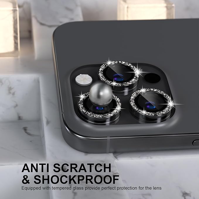 Choiche Compatible for iPhone 16 Pro/iPhone 16 Pro Max Camera Lens Protector - Image 2