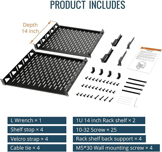 Tecmojo 16U Open Frame Network Rack - Image 6