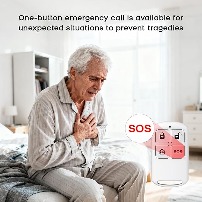 Alarm System for Home Security, SOS Button, Window Alarms, Door/Motion Sensors - Image 4