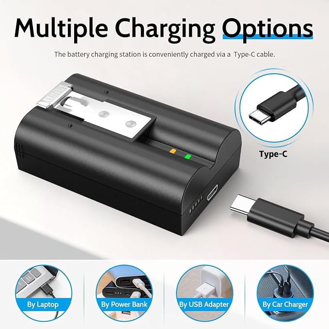 7200mAh Replacement Battery for Ring Doorbell, Rechargeable Camera Batteries - Image 3