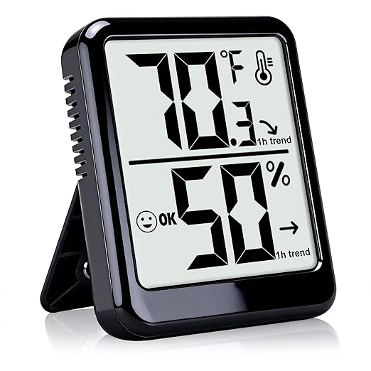 Room Thermometer Indoor Hygrometer Humidity Meter Gauge Digital Temperature and by Ayawiss