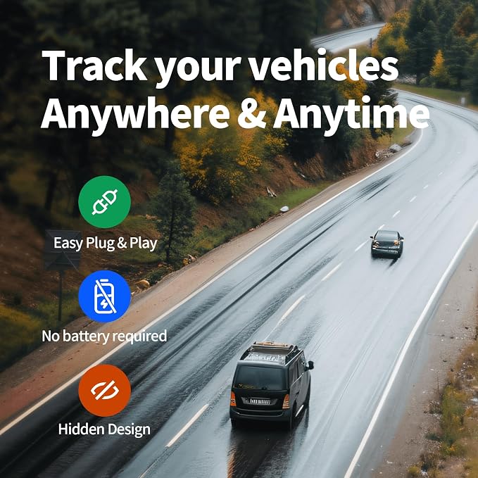 Wired GPS Tracker for Vehicles, No Monthly Fee, No Subscription - Image 8