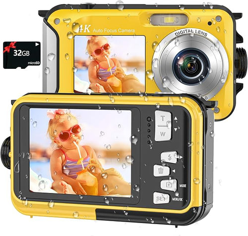 4K Digital Camera 16FT Underwater Camera by YISENCE