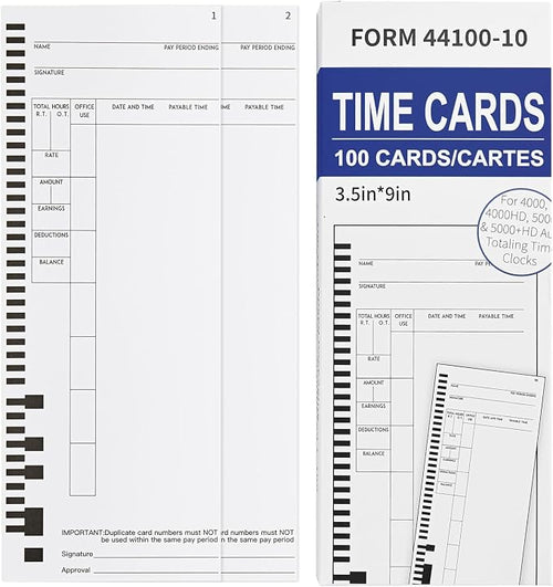 44100-10 Employee Time Cards, – Compatible by Unknown