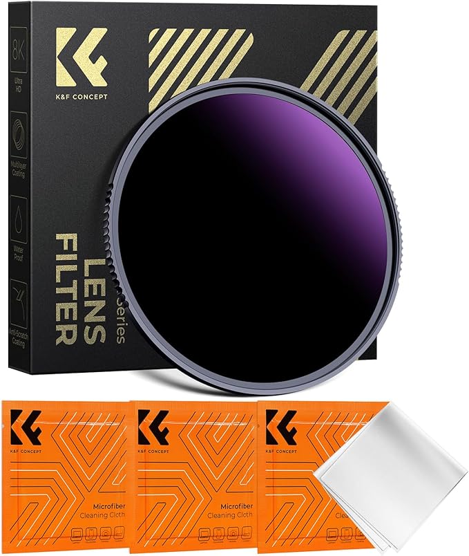 K&F CONCEPT 67mm ND1000000 ND Lens Filter Solar Eclipse Neutral Density Camera by KFCONCEPT