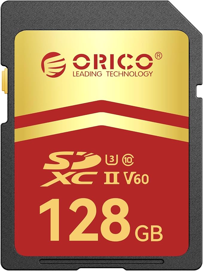 ORICO 128GB SD Card, 4K UHD, Full HD, SDXC Memory Card by ORICO