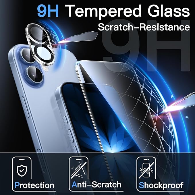 JETech Screen Protector for iPhone 17 6.3-Inch - Image 3