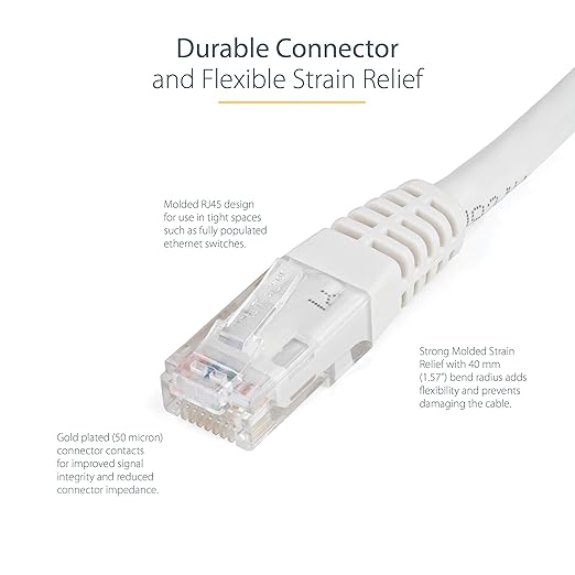 StarTech 5ft CAT6 Ethernet Cable - Image 3