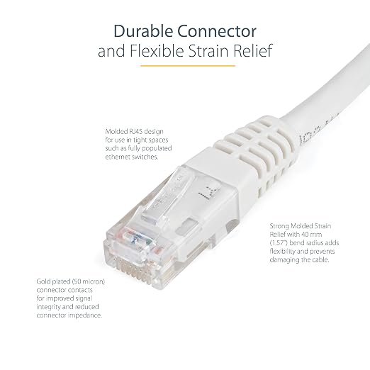 StarTech 3ft CAT6 Ethernet Cable - Image 3
