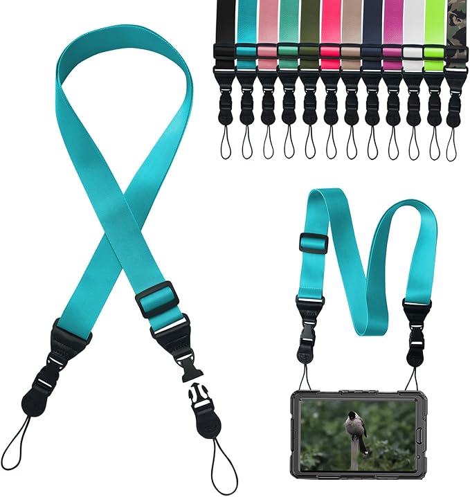 Adjustable Shoulder Strap:Comfortable iPad Strap Nylon Neck Lanyard by Gowjaw
