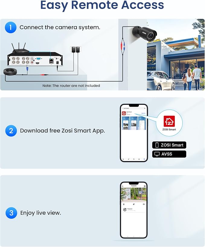 ZOSI 5MP 3K Lite CCTV Security Camera System - Image 7