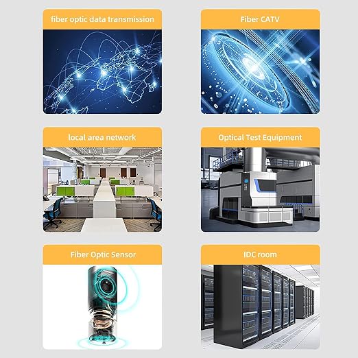 Fibergaga-1m OS2 ST to ST Fiber Patch Cable, Single Mode, Length Option: - Image 6