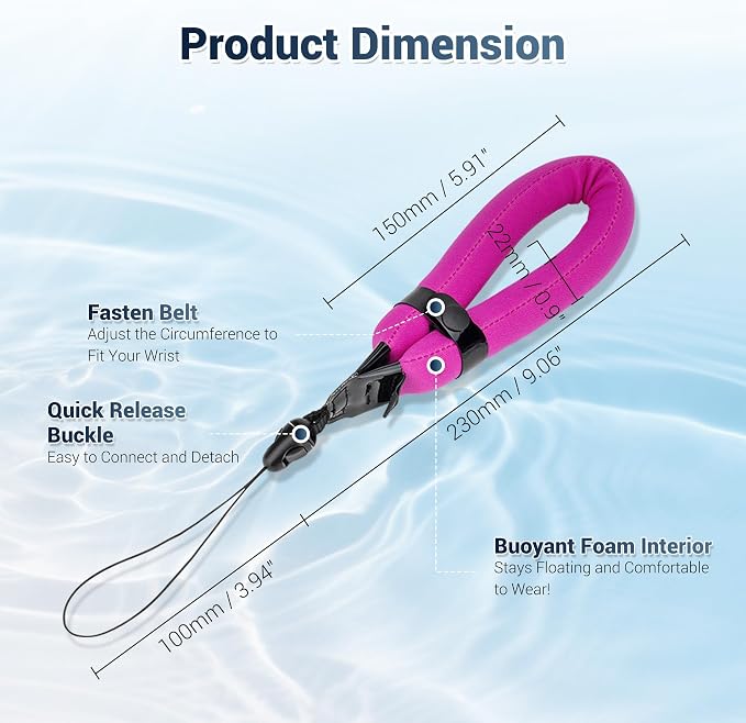JJC Camera Floating Wrist Strap - Image 6