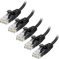 Cable Matters 10Gbps 5-Pack Snagless Cat 6 Ethernet Cable - 14ft by CableMatters