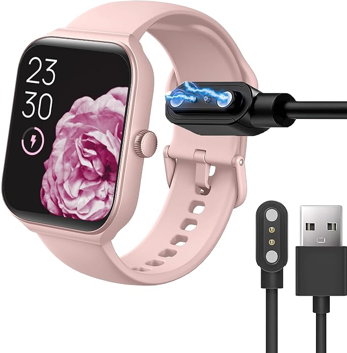 Lamshaw Compatible with TOOBUR IDW16 Smart Watch Charger, Magnetic USB Cable by Lamshaw