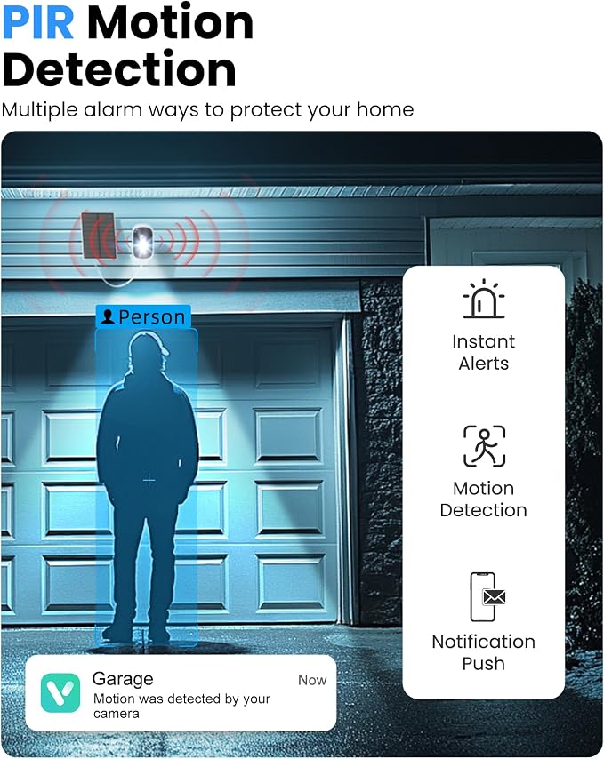 MISECU 2K Security Cameras Wireless Outdoor, WiFi Cameras - Image 5