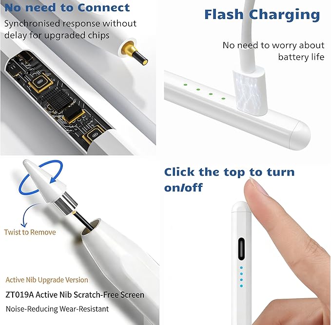 Stylus Pen for Samsung Galaxy Tab A11 / A11+, A9 / A9+, A7 Lite, Active - Image 3