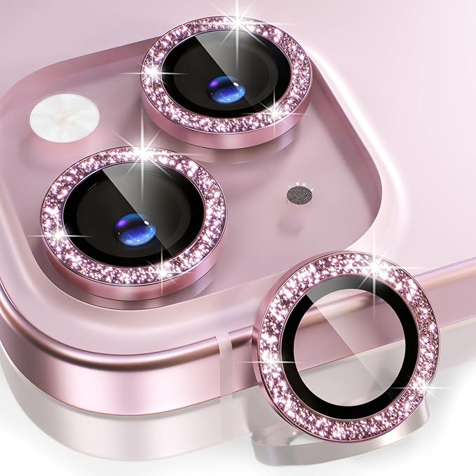 Choiche Compatible for iPhone 15 /iPhone 15 Plus Camera Lens Protector Bling by Choiche