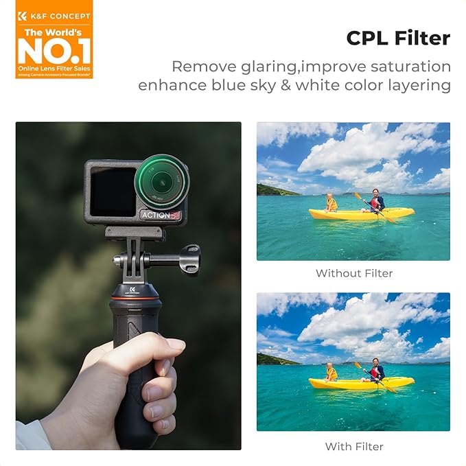 K&F CONCEPT Snap On PL & ND Filter Kit Compatible - Image 2