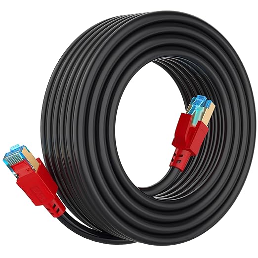 Cat 8 Ethernet Cable 125 ft, 26AWG 40Gbps 2000Mhz Ultra Speed Cat8 LAN Network by AOPOCKANTECHEthernetCables