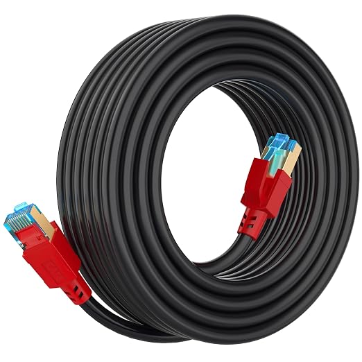 Cat 8 Ethernet Cable 3 ft, 6ft 10ft 15ft 20ft 25ft 30ft 50ft 75ft 100ft 125ft by AOPOCKANTECHEthernetCables