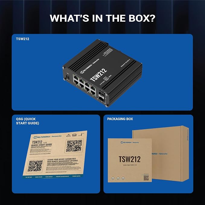 Teltonika TSW212 Industrial Managed Ethernet Switch - Image 4