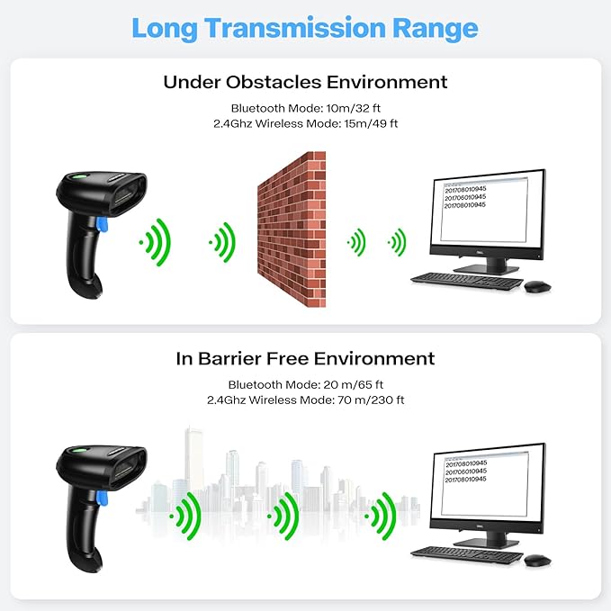 Bluetooth 2D Barcode Scanner - Image 5